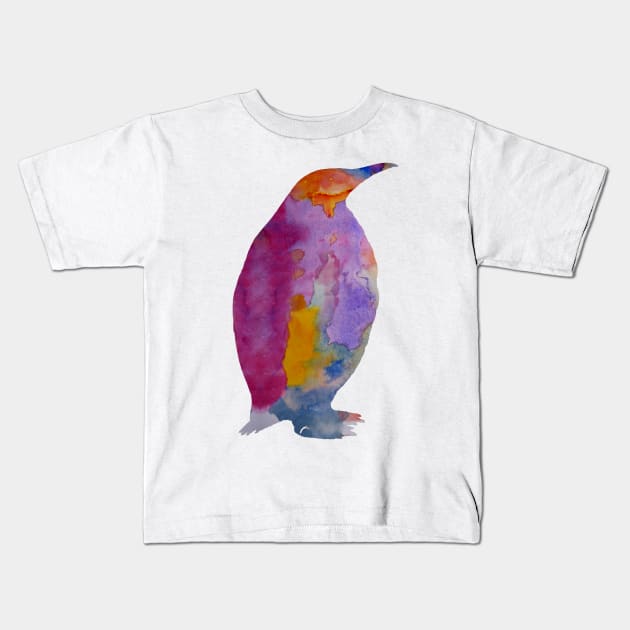 Penguin Kids T-Shirt by BittenByErmines